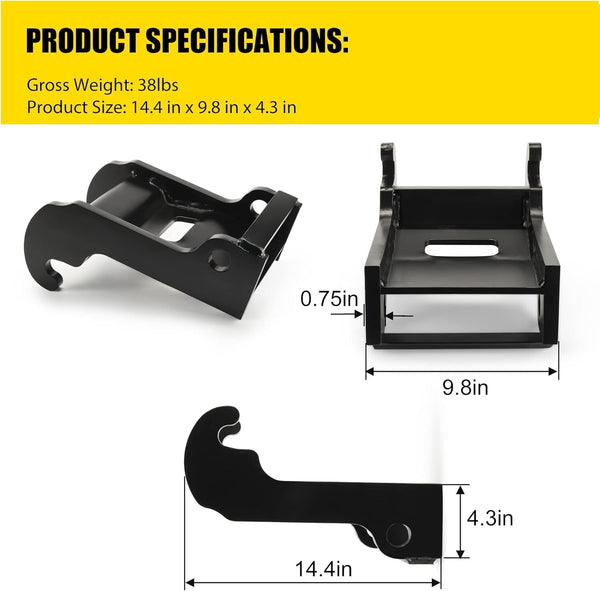 X-Change Coupler Bracket Quick Attach Mini Excavator Bucket Mount Attachment