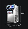 Commercial Soft Serve Ice Cream Machine Electric Soft Ice Cream Maker Benchtop