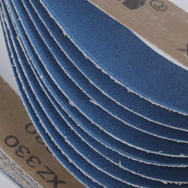 10x Zirconia Sanding Belts 760mm X 40mm Grit 60/120/180# for All Metals