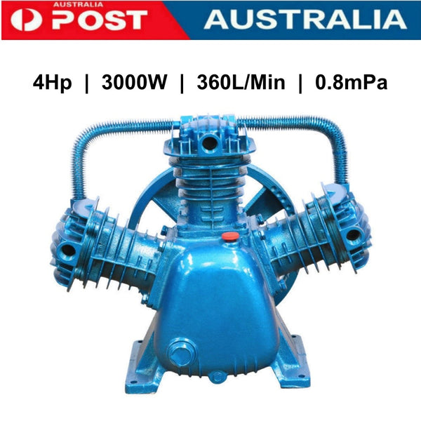 3 Cylinder Air Compressor Pump Head Iron Air Compressor Pump Replacement Parts