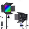 LED RGB Video Light Photo Studio Lamp Photography Panel Lighting w/1.6M Stand