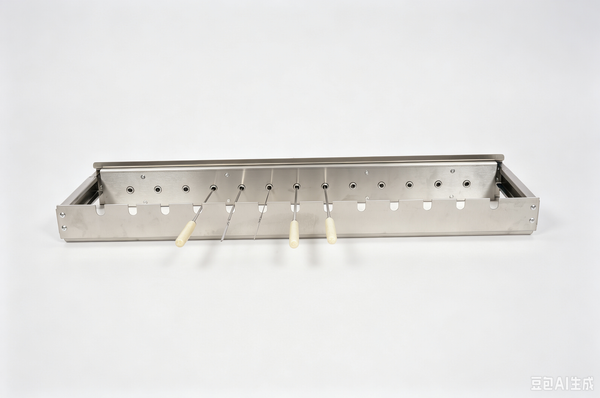 Electric Skewer Kabob Auto Rotating Rotisserie Grill Rack Adjustable Outdoor BBQ