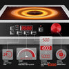 Portable Commercial Cooktop 5000W Induction Burner with Temp Settings Timer AU