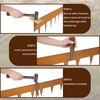 6 Landscape Garden Lawn Edging Border Pre-Rusted Plant Grass Steel Barrier Fence