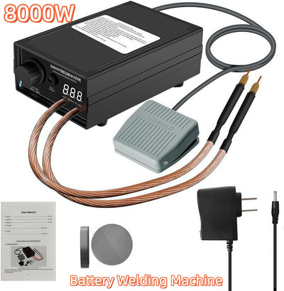 8000W Spot Welder Battery Welding Machine for 18650 Lithium Batteries Power