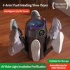Electric Shoe Dryer 6-Arm Boot Glove Dryer UV Sanitiser Family Travel Portable