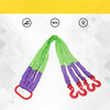 2/4 Leg Chain Sling for Lifting with Hooks Heavy Duty 3 Ton  Lift Chains Rigging