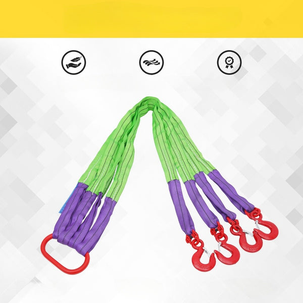 2/4 Leg Chain Sling for Lifting with Hooks Heavy Duty 3 Ton  Lift Chains Rigging