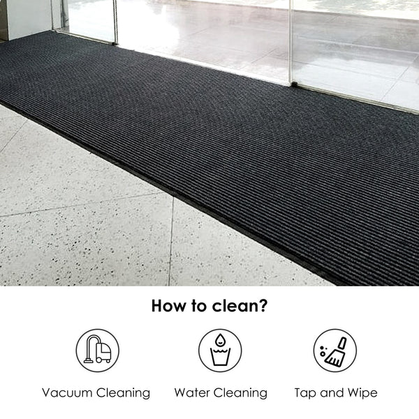 90*300cm Rubber Doormat Hallway Non Slip Entrance Floor Mat Indoor Rug Carpet