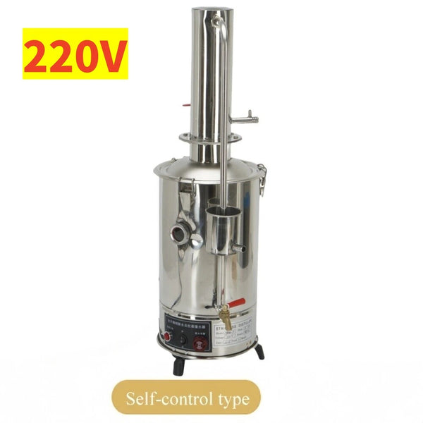 5L/h Water Distiller Purifier Machine Laboratory Auto Control Stainless Steel AU