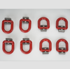 6Pcs 2T OR  8Pcs 3.15T Welded D-shaped Lifting Ring For Marine Or Mould Hoister