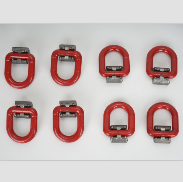 6Pcs 2T OR  8Pcs 3.15T Welded D-shaped Lifting Ring For Marine Or Mould Hoister