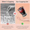 Electric Cupping Therapy Smart Scraping Massager Set 8 Massage Cups Red Light
