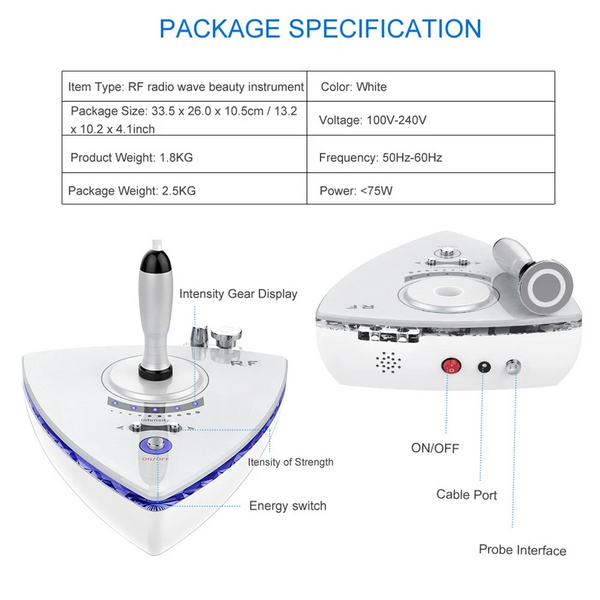 Portable RF Radio Frequency Facial Wrinkle Removal Skin Rejuvenation Machine NEW