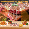 Food Heat Lamp 2 Head Stainless Steel Commercial Food Warmer Lamp 540° Rotation