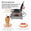 Commercial Electric Bubble Egg Cake Maker Oven Waffle Pan Kitchen Baker Machine