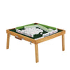 Foldable Wooden Mahjong Table Table Game Set with Tiles for 4 Players AU Stock