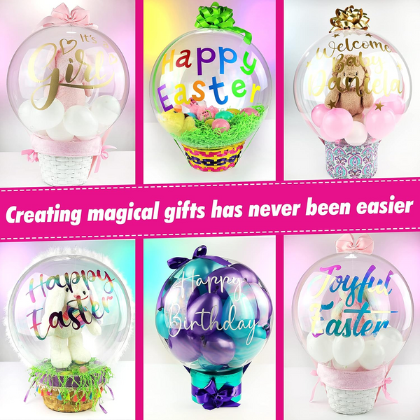 7pcs Balloon Stuffing Machine w/ Air Pump Balloon Expander Creative Gift Making