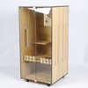 Luxury Cat Villa Wood Cat House Indoor Cat Cage Pet Exhibit Cabinet Clear Glass