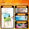 13PCS Artist Paint Brush Set for Oil Acrylic Watercolour Face Rock Long Handle