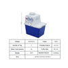 Water Circulating Vacuum Pump with 15L Water Tank Flow Rate 60L/m Lab Chemistry