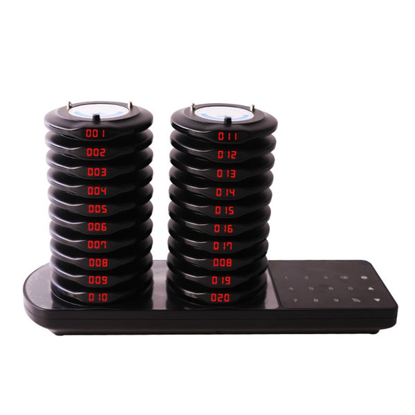 Restaurant Pager Wireless Calling System Vibrator Paging Device Bell Cafe Beeper