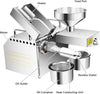 Electric Oil Press Machine 1500W Double Outlets Stainless Steel Oil Expeller AU