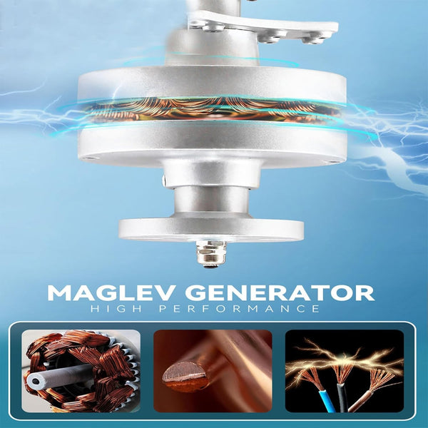 3KW 24V Vertical Axis Wind Turbine Generator Wind Turbine Intelligent Controller