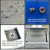 Airbrush Spray Booth with Water Curtain Portable Paint Booth 80w Fan LED Light