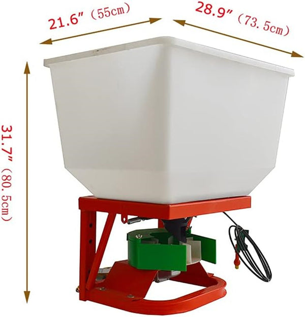 Fertilizer Spreader Seed Spreader Broadcast Spreader 120kg Garden Farmer Tractor