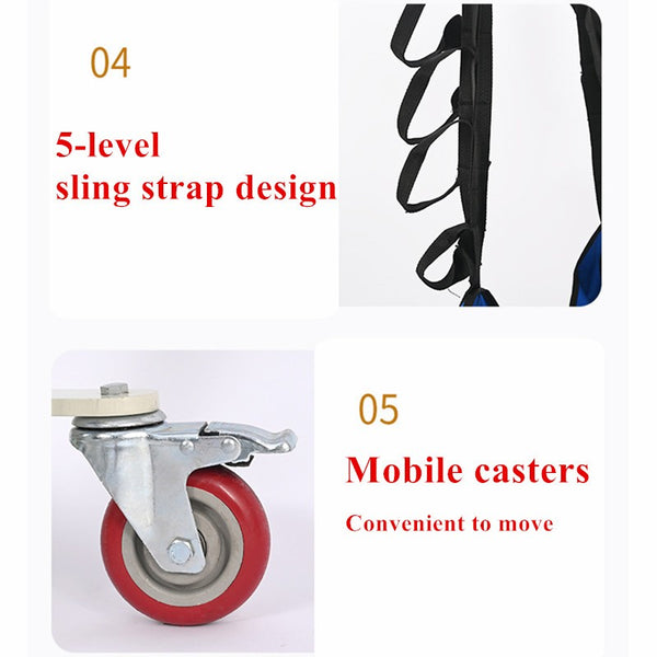 Electric Lifting Transfer Machine Patient Standing Assistance Moving Wheelchair