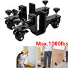 2X Door Lifter Dolly Door Installation Tool For Thickness 35-65mm Max.1000 Lbs
