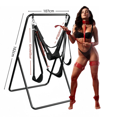 1.8m Couple Sex Swing Hammock Sex Swing Stand BDSM Bondage Frame w/Sling AU