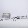 Stainless Steel Commercial Kitchen Sink Free Standing with Cold&Hot Water Faucet