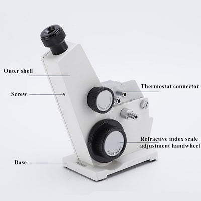 Refractometer Brix Salinity Fruit Sugar Sweetness Tester Abbe Refractometer 2WAJ