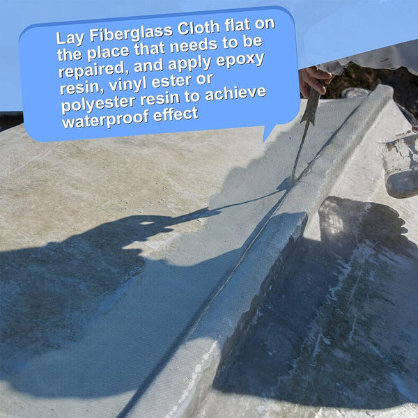 32m Fibreglass Cloth Fabric Reinforcements Boat Aerospace Airplane Maintains