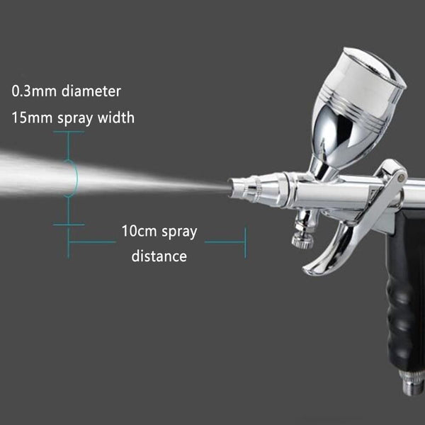 Airbrush Kit Air Brush Painting Set Double Action Trigger Airbrush Painting Gun