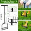 Manual Lawn Aerator Tool 14 Metal Spikes Grass Soil Aerator Ergonomic T-Handle