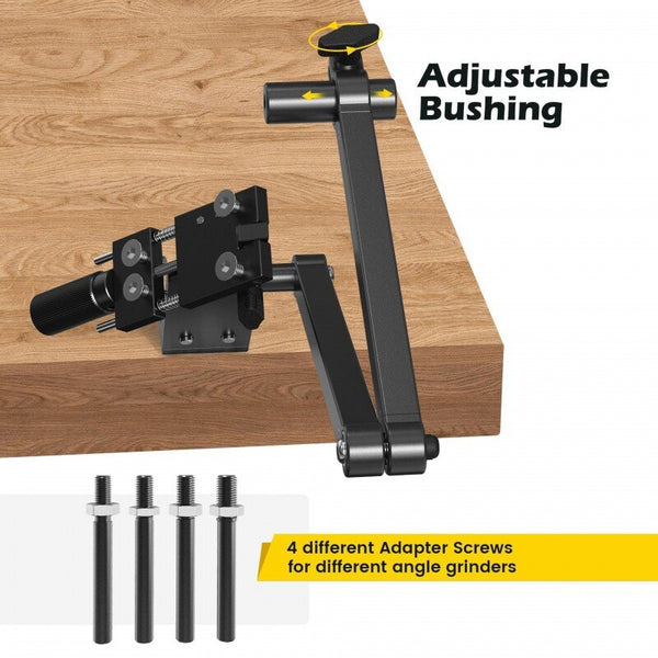 Lawn Mower Blade Sharpener 15-45° Adjust Frame Anti-slip Handle Blade Sharpener
