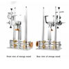 Bicycle Wheel Truing Stand Bike Wheel Alignment Repair Tool with Dial Gauge AU
