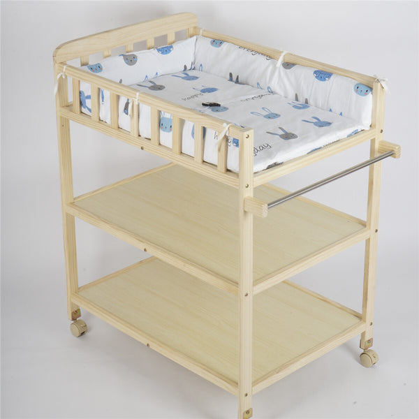 Baby Changing Table Portable Infant Diaper Changing Table with Storage Shelf
