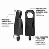 CP-700 Manual Hydraulic Pump Portable Hand Pump with Nut Splitter Cutter NC-1924