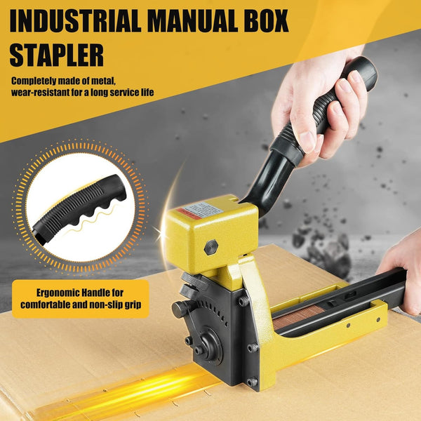 Heavy Duty Manual Carton Stapler Closing Packing Tools