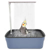 Automatic ABS Bird Bath Shower with Circulating Faucet Parrot Bathtub Cockatiel