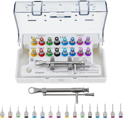 Dental Implant Torque Wrench Set Universal Prosthetic Kit Dental Implant Kit