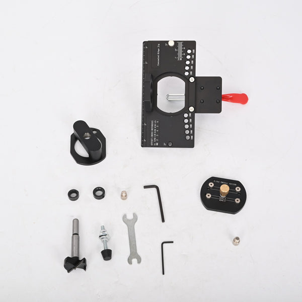 35mm Concealed Door Hinge Jig Cabinet Hinge Hole Drilling Jig with Quick Clamp