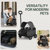 Pet Stroller Dog Cat Carrier Cart Foldable Travel Puppy Trolley Travel Outing
