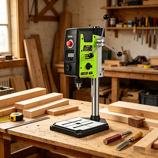 800W Drill Press Electric Bench Drill Stand Variable Speed 1.5-13mm Benchtop