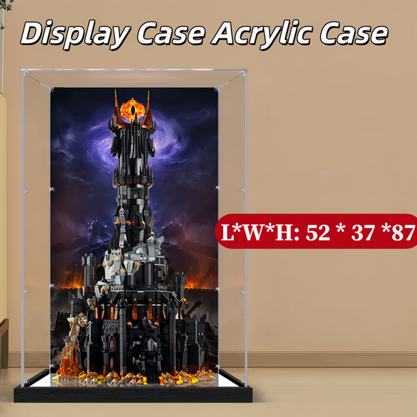 Acrylic Display Case Compatible for Lego The Lord of The Rings: Barad-dûr #10333