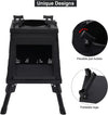 Camping Wood Stove Portable Wood Burning Stove Folding Camp Heat Outdoor Stove